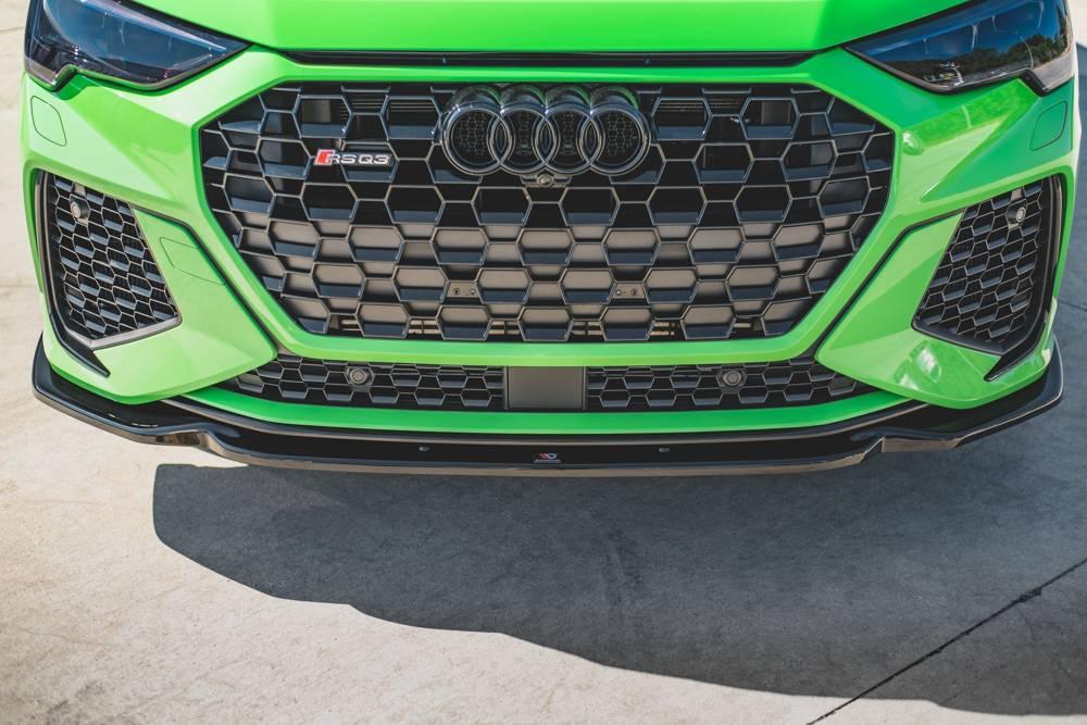 Front Lippe / Front Splitter / Frontansatz V.1 für Audi RSQ3 (F3) von Maxton Design