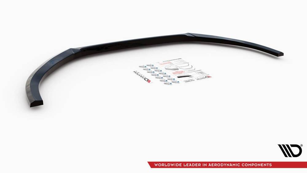 Front Splitter / Cup Schwert / Frontansatz V.1 für Audi A3 S-Line 8V Limousine von Maxton Design