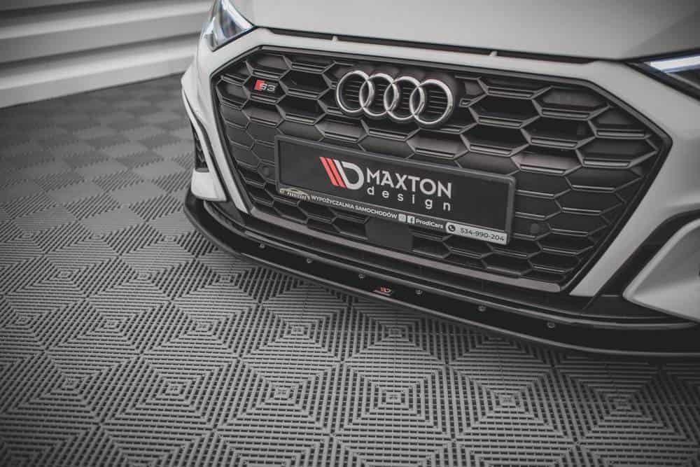 Front Diffusor / Front Splitter / Cup Schwert / Frontansatz V.1 für Audi S3 8Y von Maxton Design