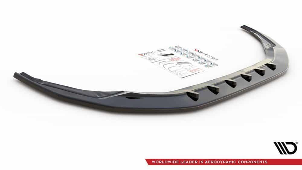 Front Diffusor / Front Splitter / Cup Schwert / Frontansatz V.1 für Audi A3 S-Line 8Y von Maxton Design