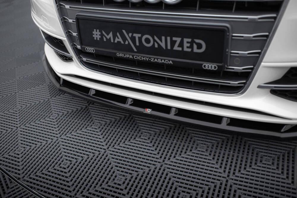 Front Lippe / Front Splitter / Frontansatz V.2 für Audi SQ7 4M von Maxton Design