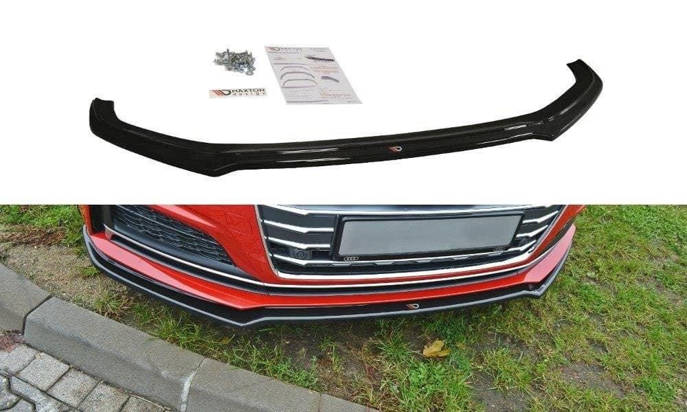 Front Splitter / Cup Schwert / Frontansatz V.1 für Audi S5 F5 von Maxton Design