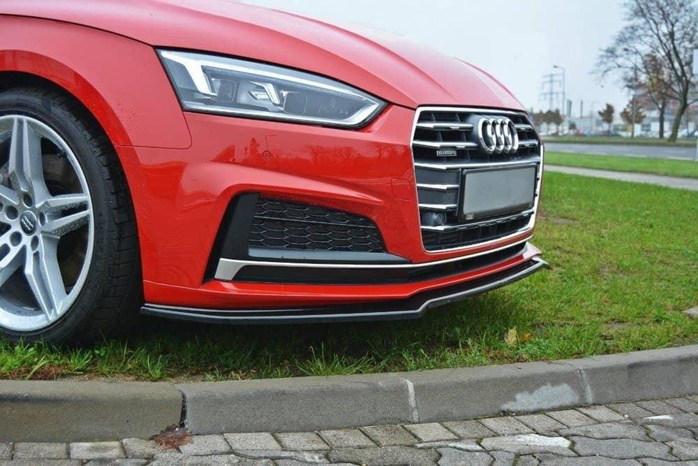 Front Splitter / Cup Schwert / Frontansatz V.1 für Audi S5 F5 von Maxton Design