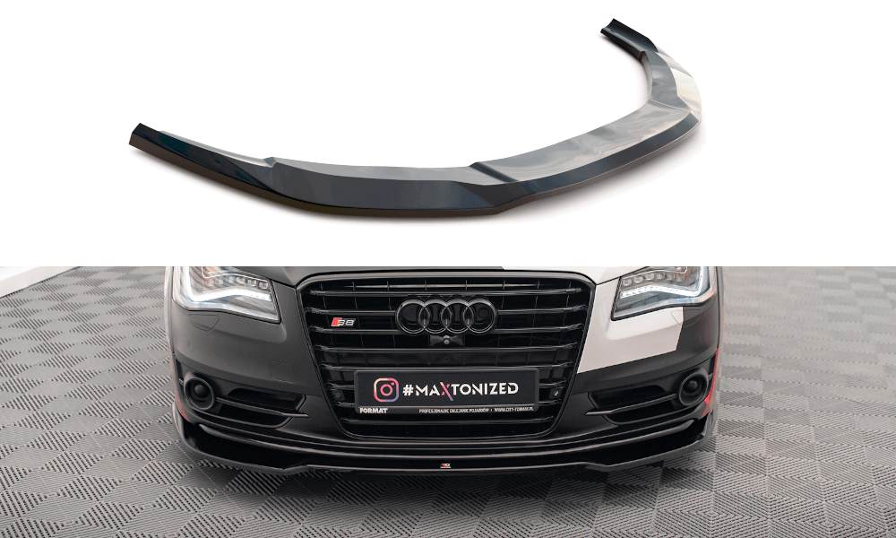 Front Lippe / Front Splitter / Frontansatz V.1 für Audi S8 4H von Maxton Design