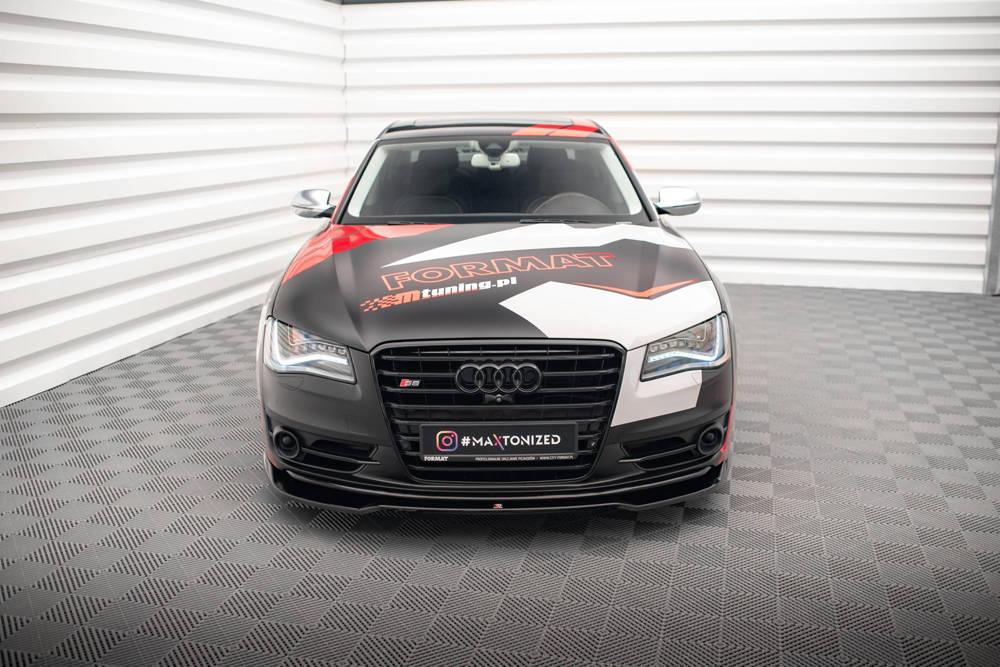 Front Lippe / Front Splitter / Frontansatz V.1 für Audi S8 4H von Maxton Design