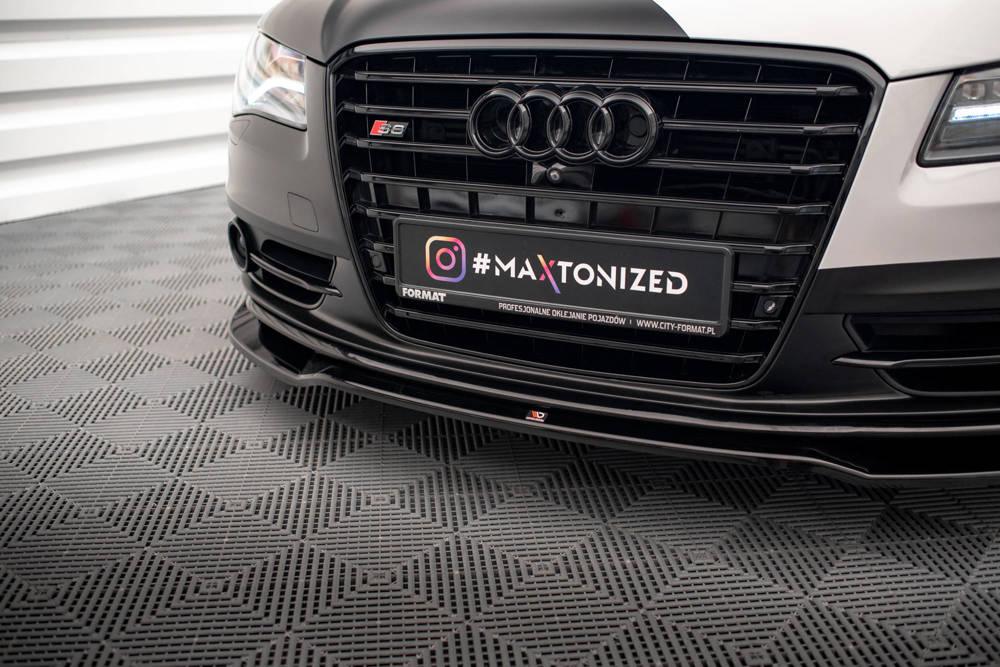 Front Lippe / Front Splitter / Frontansatz V.1 für Audi S8 4H von Maxton Design