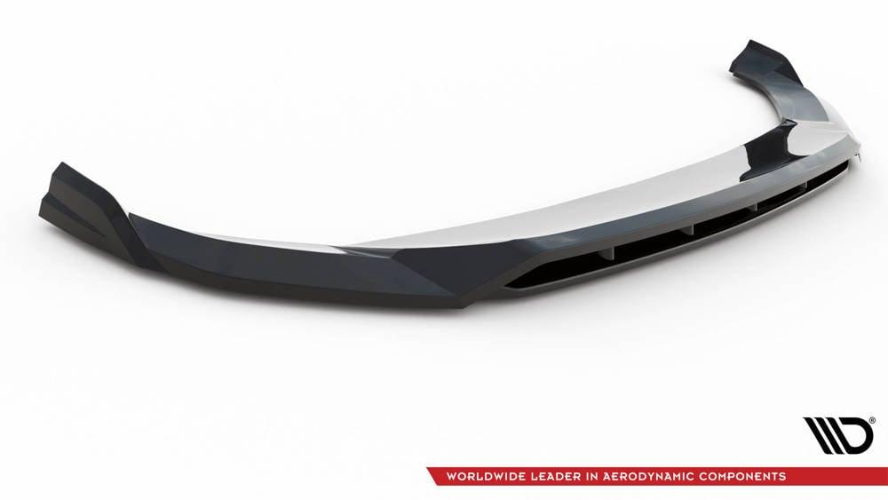 Front Lippe / Front Splitter / Frontansatz V.1 für Audi Q5 S-Line FY Facelift von Maxton Design