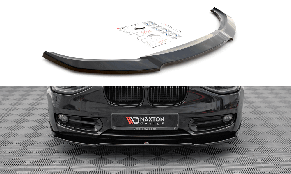 Front Splitter / Cup Schwert / Frontansatz V.1 für BMW 1 F20 von Maxton Design