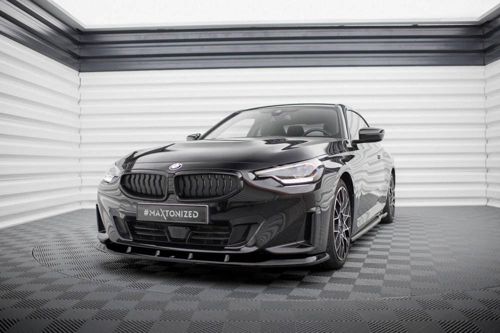 Front Lippe / Front Splitter / Frontansatz V.1 für BMW 2 Coupe G42 von Maxton Design