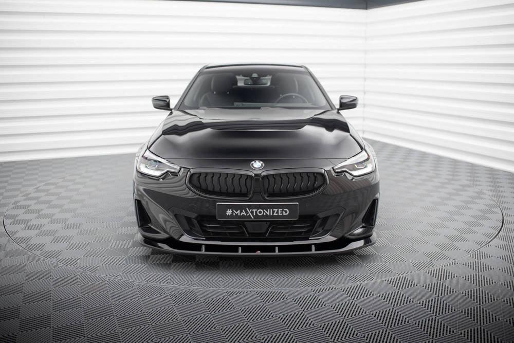 Front Lippe / Front Splitter / Frontansatz V.1 für BMW 2 Coupe G42 von Maxton Design