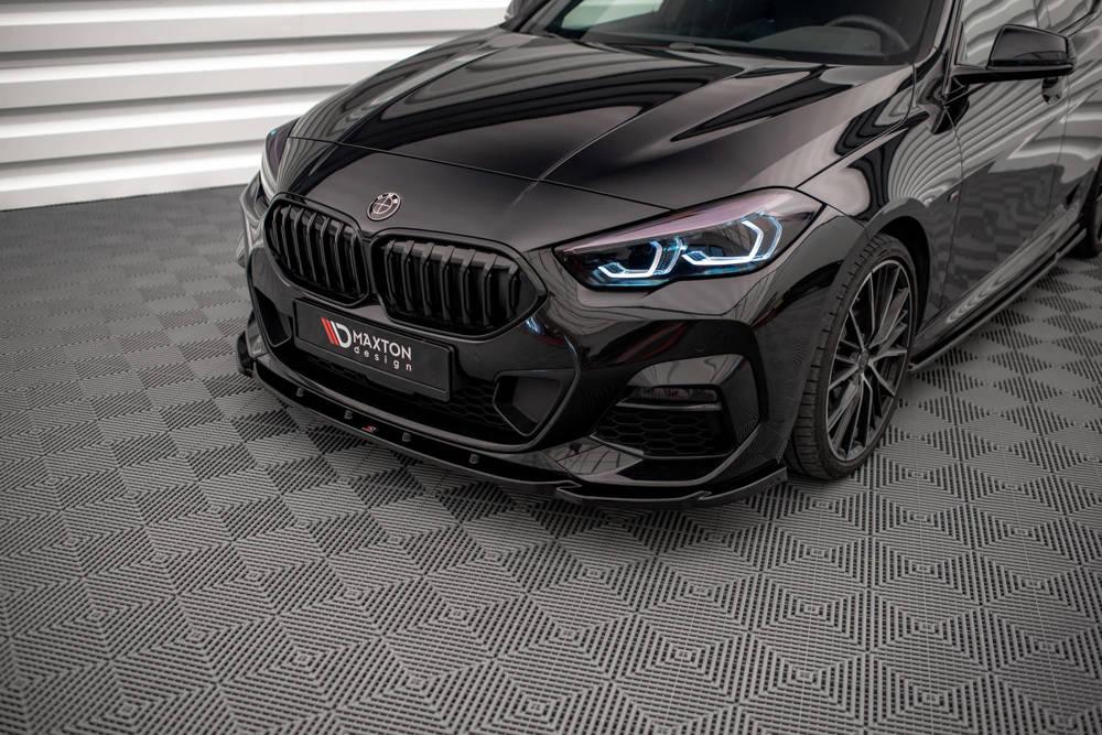 Front Diffusor / Front Splitter / Cup Schwert / Frontansatz für V.1 BMW 2er Gran Coupe mit M-Paket / M235i F44 von Maxton Design