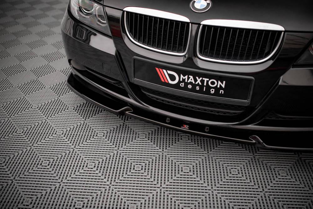 Front Lippe / Front Splitter / Frontansatz V.1 für BMW 3 E90 von Maxton Design