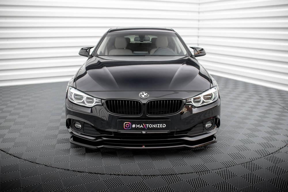 Front Lippe / Front Splitter / Frontansatz V.1 für BMW 4 Grand Coupe F36 von Maxton Design