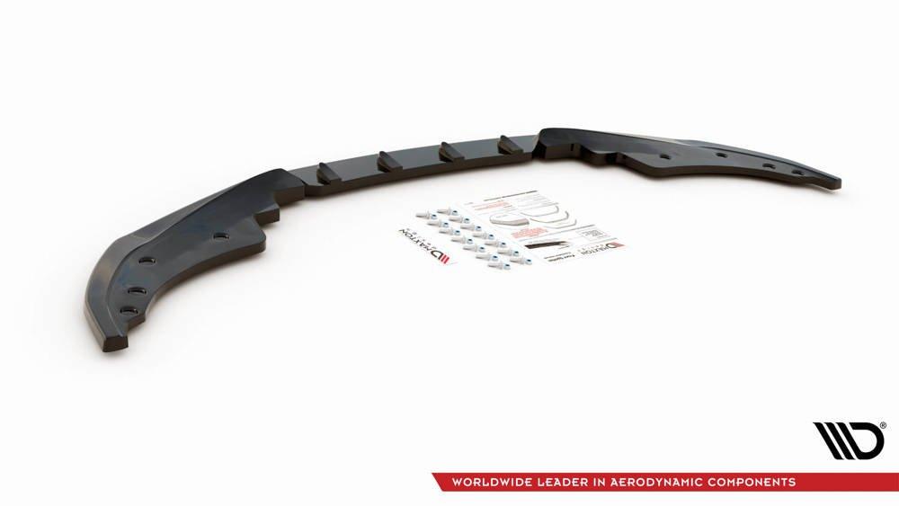 Front Diffusor / Front Splitter / Cup Schwert / Frontansatz V.1 für BMW 4er G22 M-Paket von Maxton Design