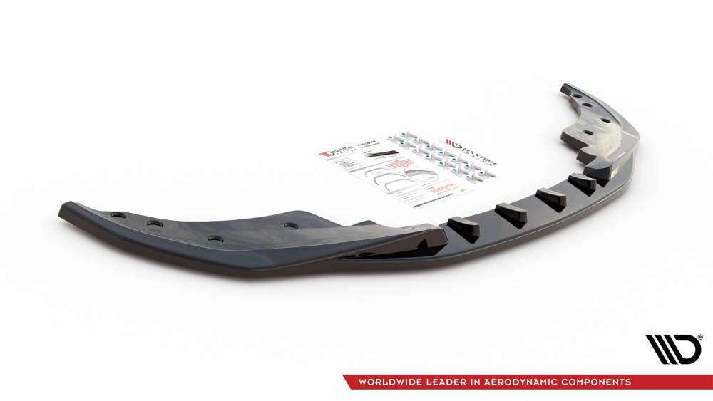 Front Diffusor / Front Splitter / Cup Schwert / Frontansatz V.1 für BMW 4er G22 M-Paket von Maxton Design