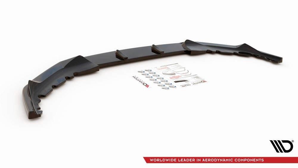 Front Diffusor / Front Splitter / Cup Schwert / Frontansatz V.1 für BMW 5er G30 Facelift M-Paket von Maxton Design