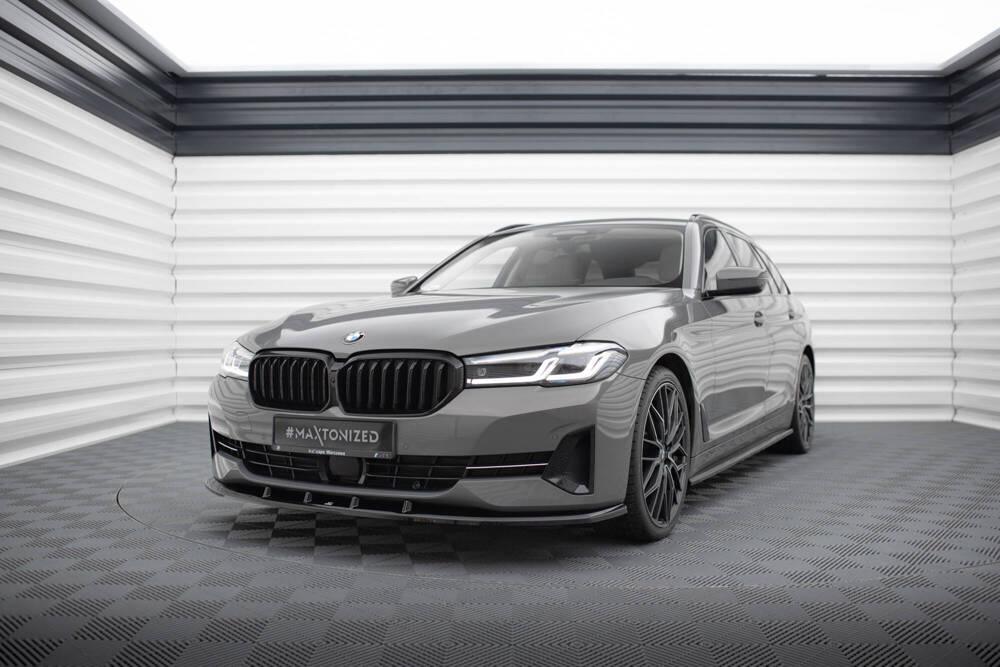 Front Lippe / Front Splitter / Frontansatz V.1 für BMW 5 G30 / G31 Facelift von Maxton Design