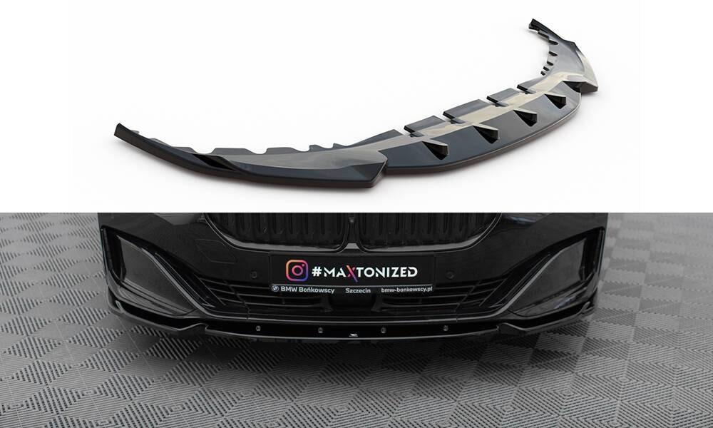 Front Lippe / Front Splitter / Frontansatz V.4 für BMW 5er G30 / G31 M-Paket von Maxton Design