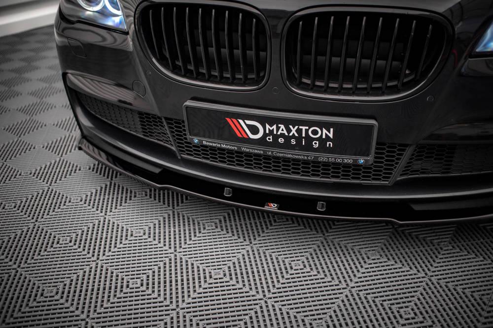 Front Splitter / Cup Schwert / Frontansatz V.1 für BMW 7er M-Paket F01 von Maxton Design