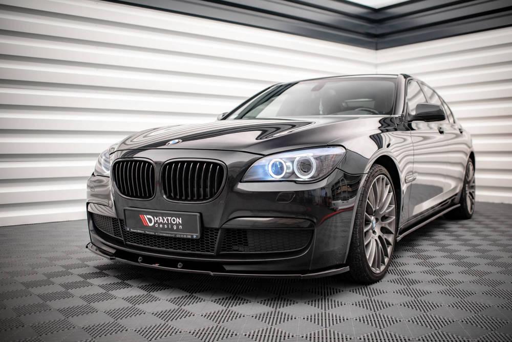 Front Splitter / Cup Schwert / Frontansatz V.1 für BMW 7er M-Paket F01 von Maxton Design