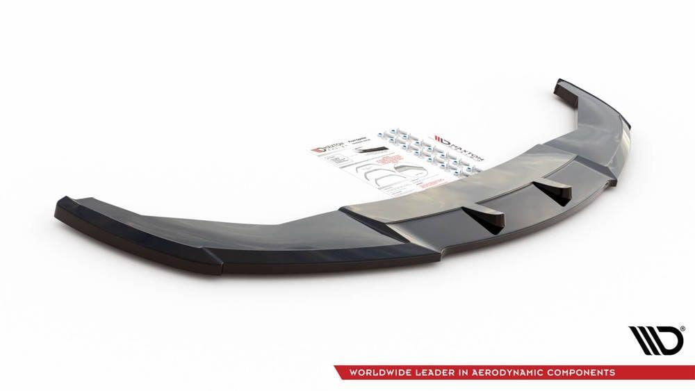 Front Splitter / Cup Schwert / Frontansatz V.1 für BMW 7er M-Paket F01 von Maxton Design