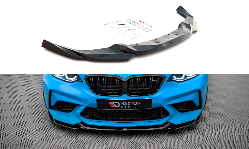 Front Splitter / Cup Schwert / Frontansatz V.1 für BMW M2 Competition F87 von Maxton Design