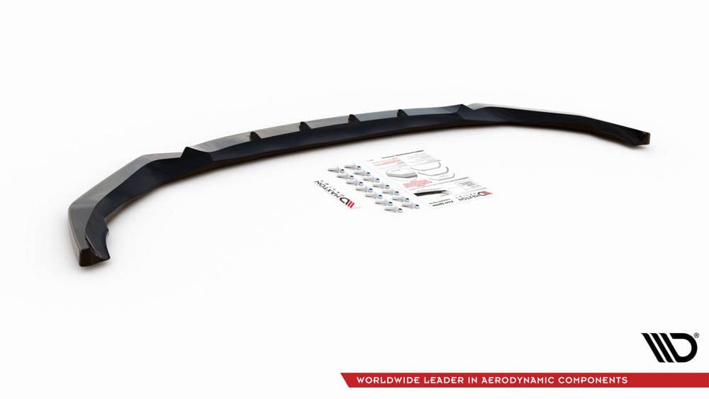 Front Diffusor / Front Splitter / Cup Schwert / Frontansatz V.1 für BMW X1 M-Paket F48 von Maxton Design