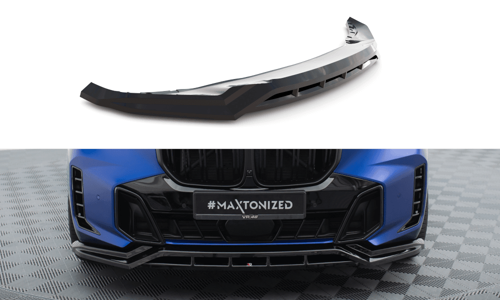 Front Lippe / Front Splitter / Frontansatz V.1 für BMW X5 G05 M-Paket Facelift von Maxton Design