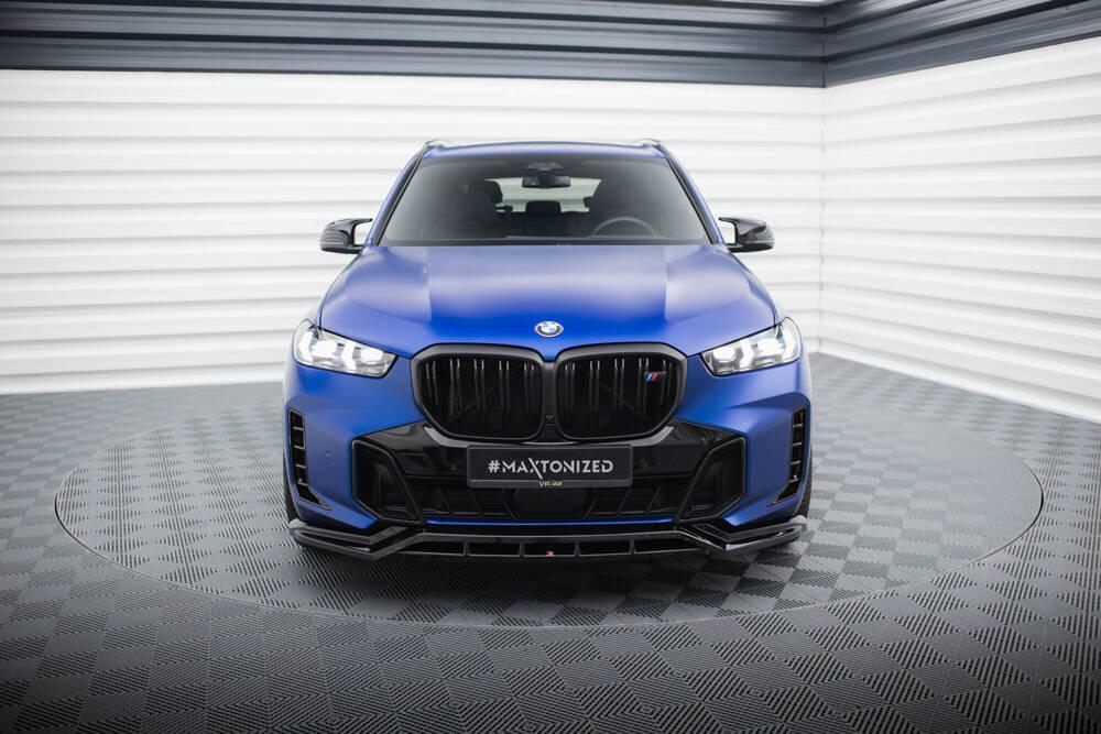 Front Lippe / Front Splitter / Frontansatz V.1 für BMW X5 G05 M-Paket Facelift von Maxton Design