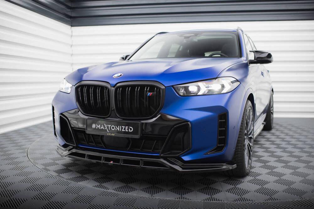 Front Lippe / Front Splitter / Frontansatz V.1 für BMW X5 G05 M-Paket Facelift von Maxton Design