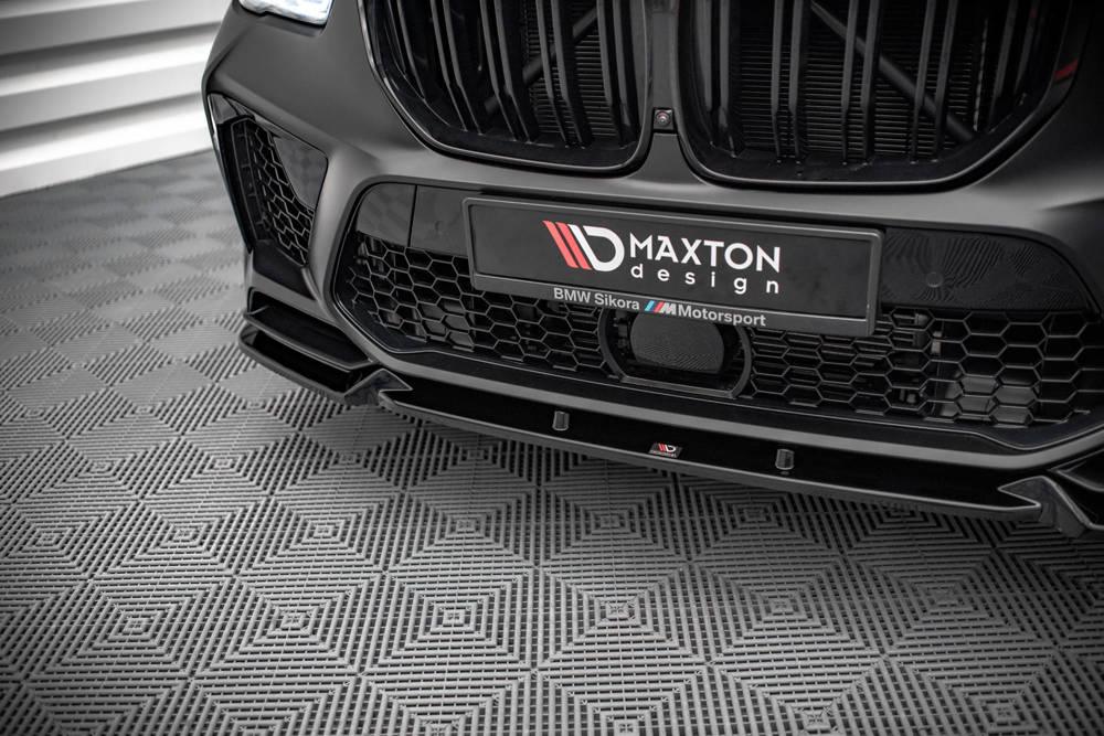 Front Diffusor / Front Splitter / Cup Schwert / Frontansatz V.1 für BMW X5 M F95 von Maxton Design