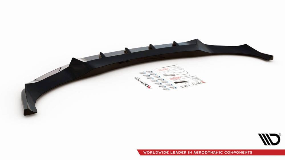 Front Diffusor / Front Splitter / Cup Schwert / Frontansatz V.1 für BMW X6 M-Paket G06 von Maxton Design