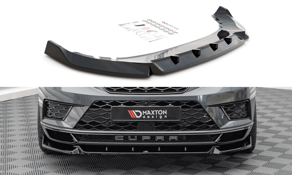 Front Splitter / Cup Schwert / Frontansatz V.1 für Cupra Ateca KH7 von Maxton Design