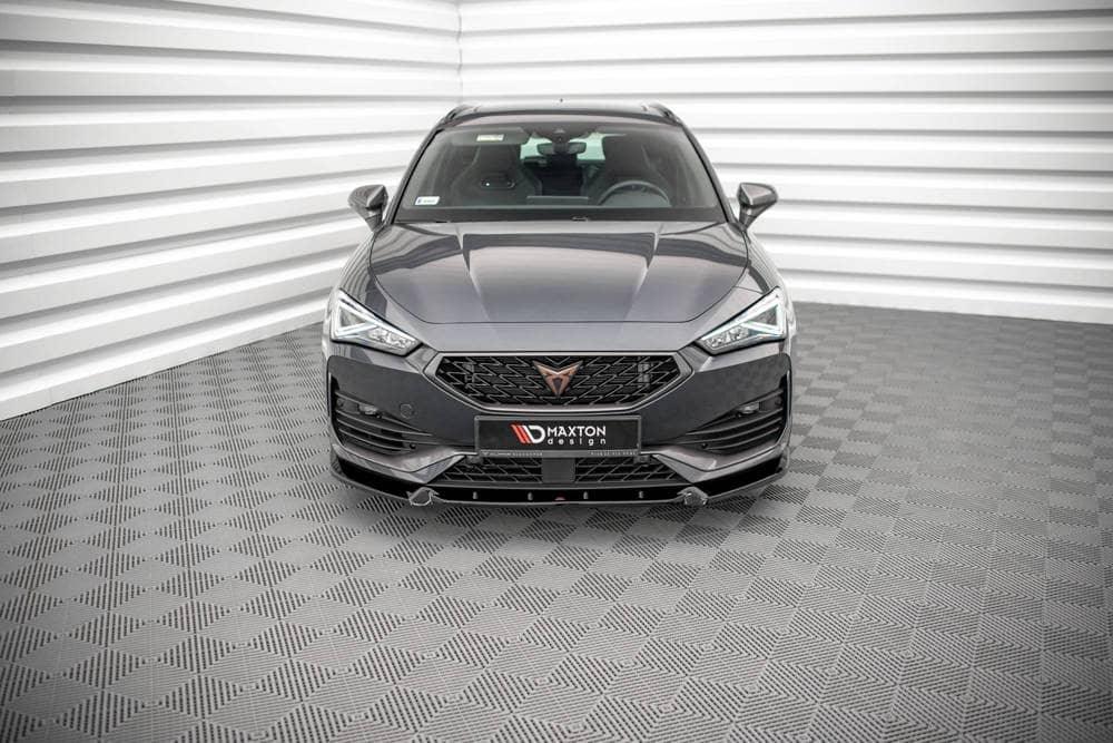 Front Splitter / Cup Schwert / Frontansatz V.1 für Cupra Leon KL von Maxton Design