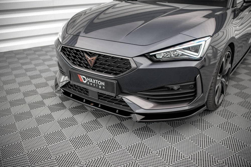 Front Splitter / Cup Schwert / Frontansatz V.1 für Cupra Leon KL von Maxton Design