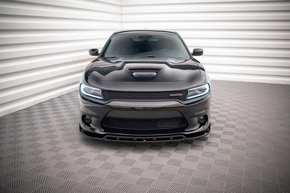 Front Splitter / Cup Schwert / Frontansatz V.1 für Dodge Charger SRT MK7 Facelift von Maxton Design