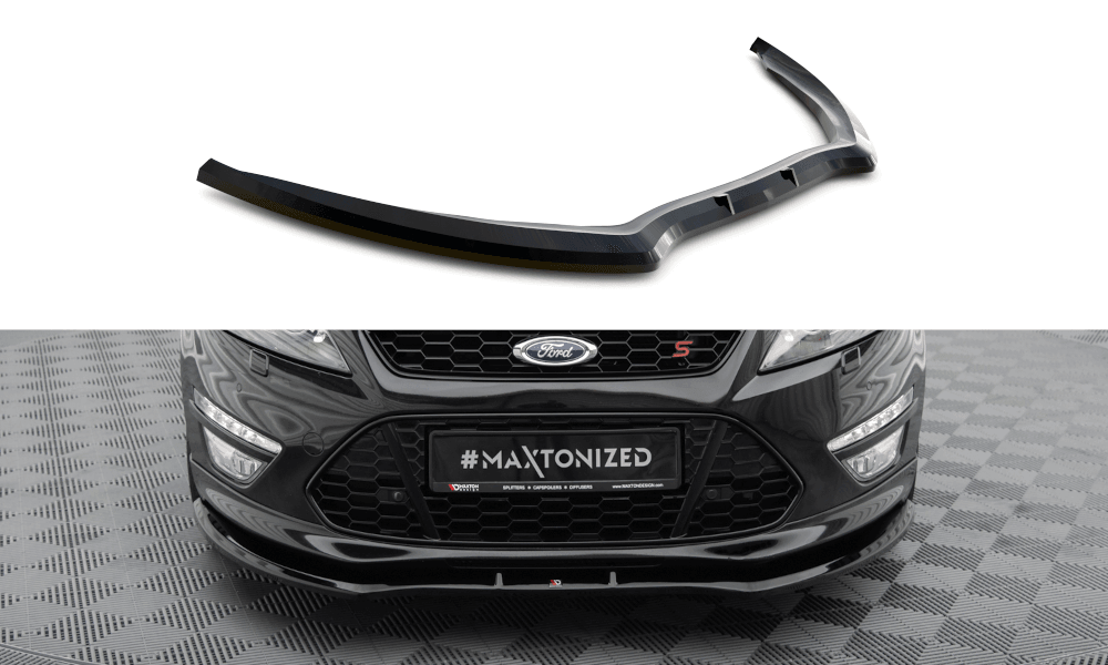 Front Lippe / Front Splitter / Frontansatz V.1 für Ford Mondeo ST-Line MK4 Facelift von Maxton Design