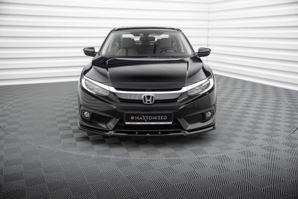 Front Lippe / Front Splitter / Frontansatz V.1 für Honda Civic X von Maxton Design