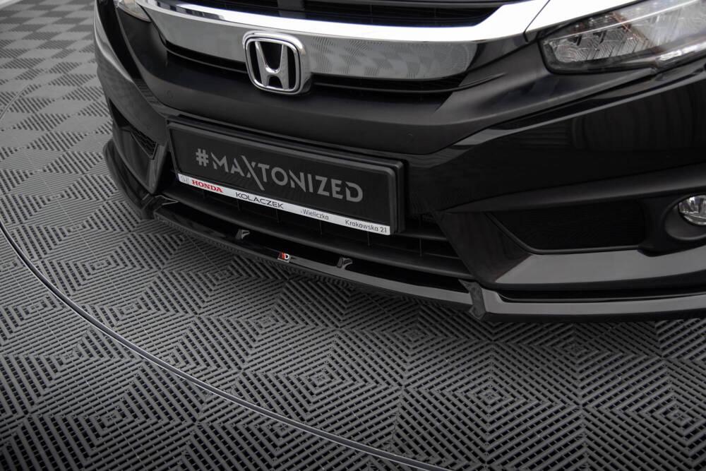 Front Lippe / Front Splitter / Frontansatz V.1 für Honda Civic X von Maxton Design