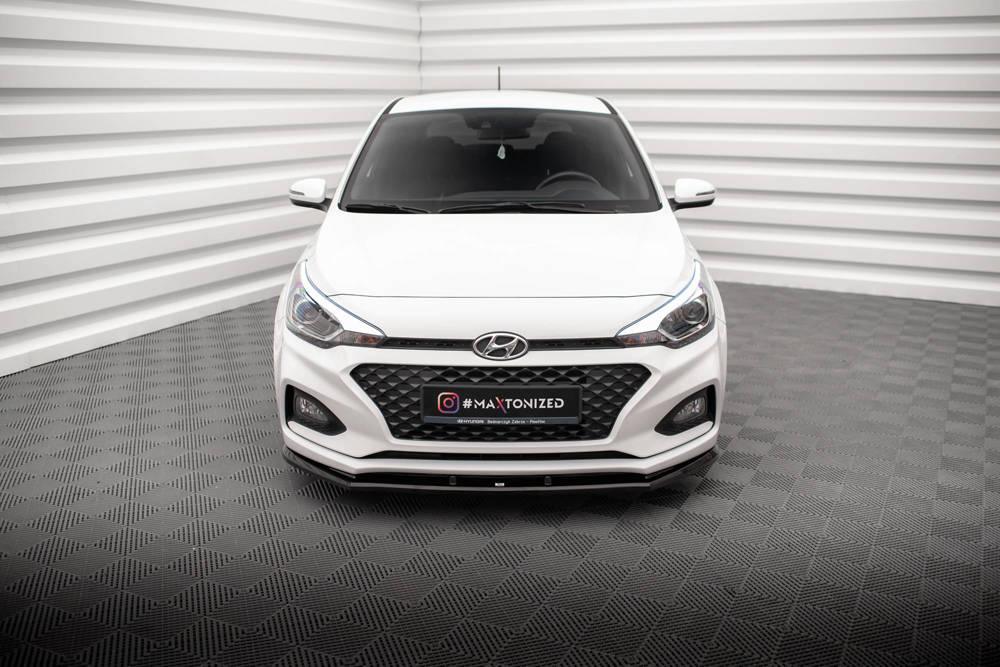 Front Lippe / Front Splitter / Frontansatz V.1 für Hyundai i20 GB Facelift von Maxton Design