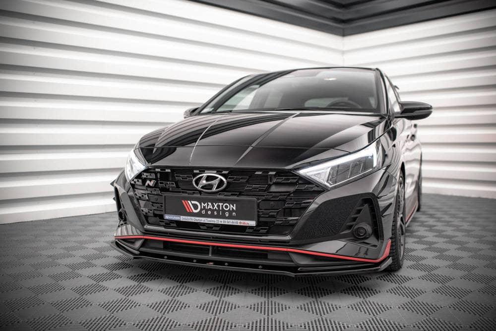 Front Diffusor / Front Splitter / Cup Schwert / Frontansatz V.1 für Hyundai i20 N BC3 von Maxton Design