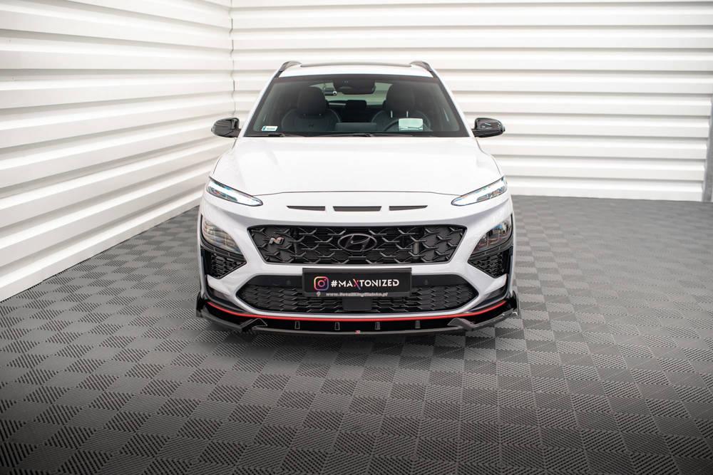 Front Lippe / Front Splitter / Frontansatz V.1 für Hyundai Kona N MK1 von Maxton Design