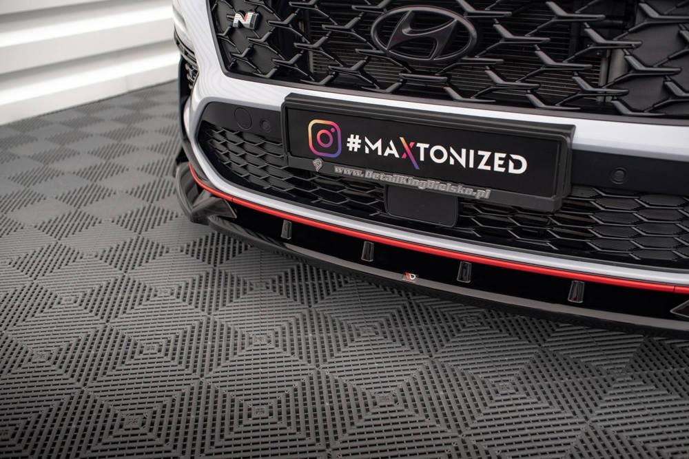 Front Lippe / Front Splitter / Frontansatz V.1 für Hyundai Kona N MK1 von Maxton Design