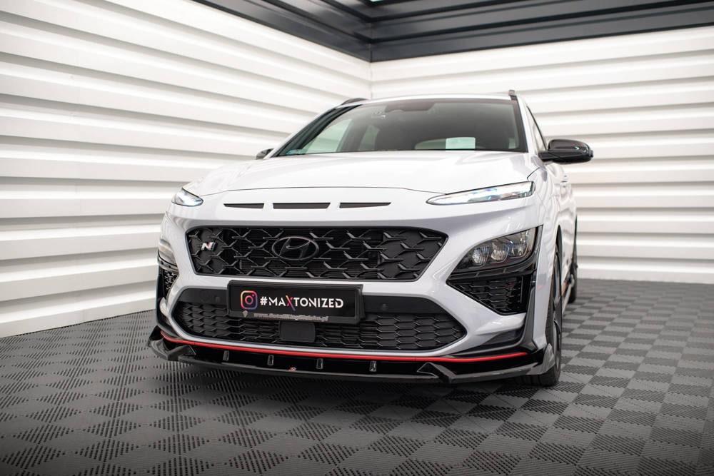 Front Lippe / Front Splitter / Frontansatz V.1 für Hyundai Kona N MK1 von Maxton Design