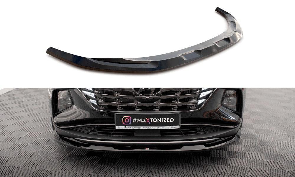 Front Lippe / Front Splitter / Frontansatz V.1 für Hyundai Tucson NX4 von Maxton Design