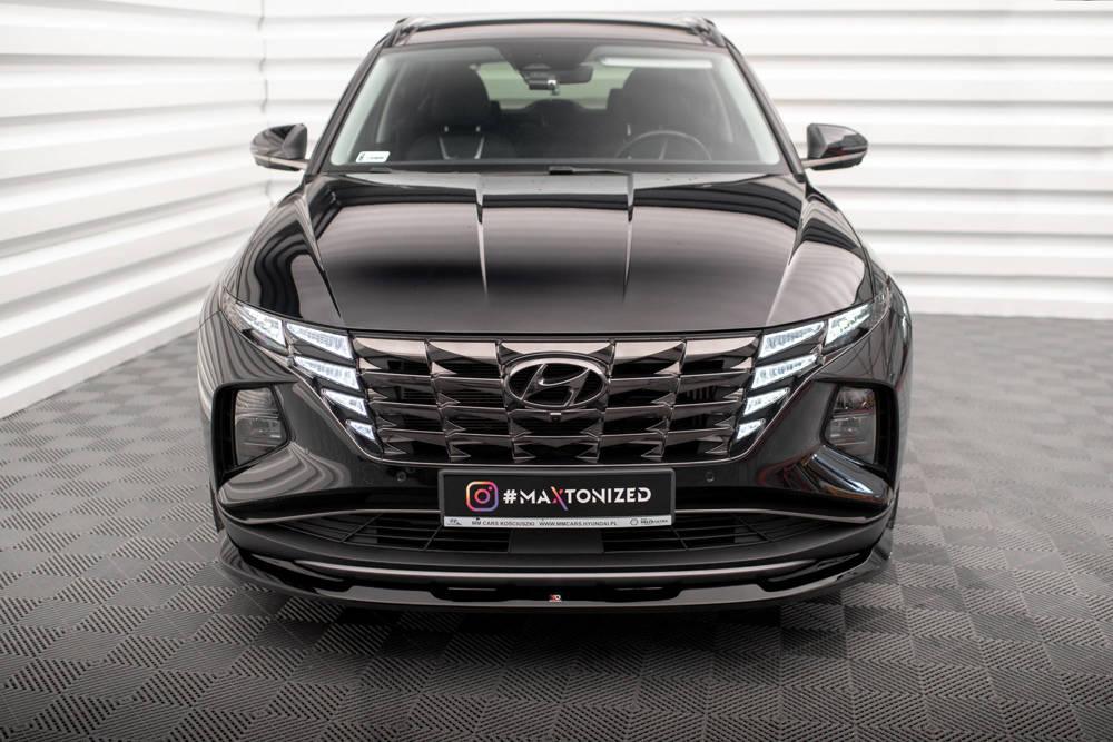 Front Lippe / Front Splitter / Frontansatz V.1 für Hyundai Tucson NX4 von Maxton Design