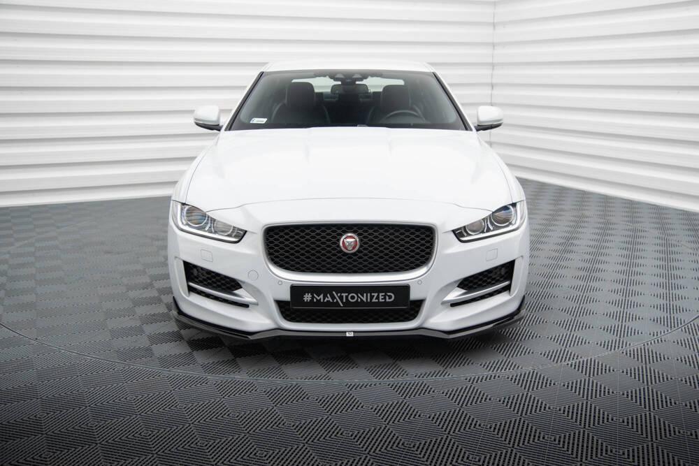 Front Lippe / Front Splitter / Frontansatz V.1 für Jaguar XE R-Sport X760 von Maxton Design