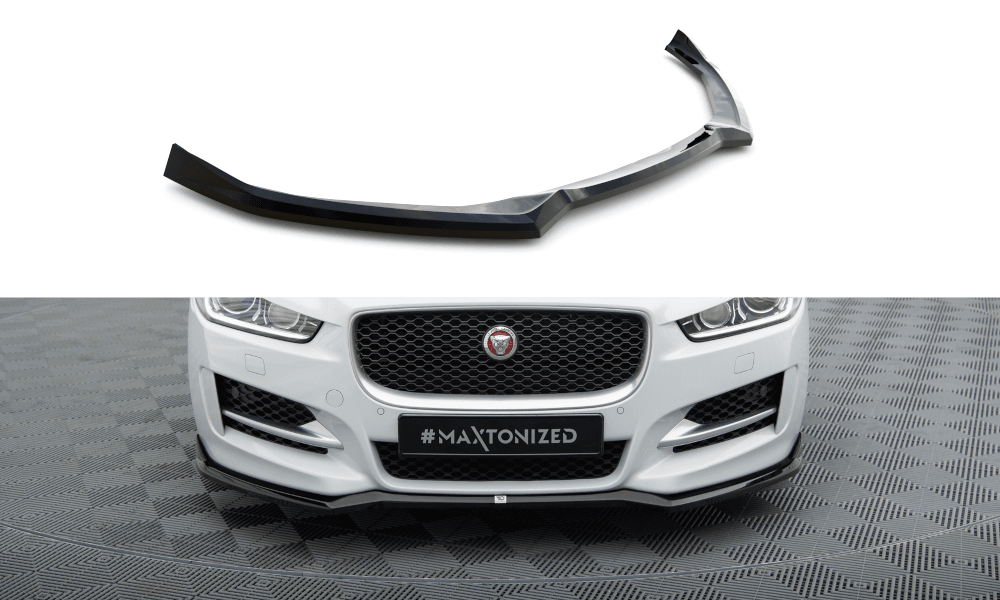 Front Lippe / Front Splitter / Frontansatz V.1 für Jaguar XE R-Sport X760 von Maxton Design