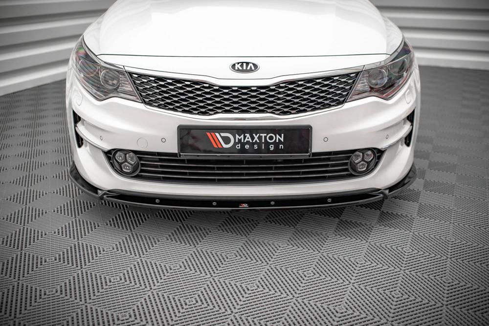 Front Lippe / Front Splitter / Frontansatz V.1 für Kia Optima MK4 von Maxton Design