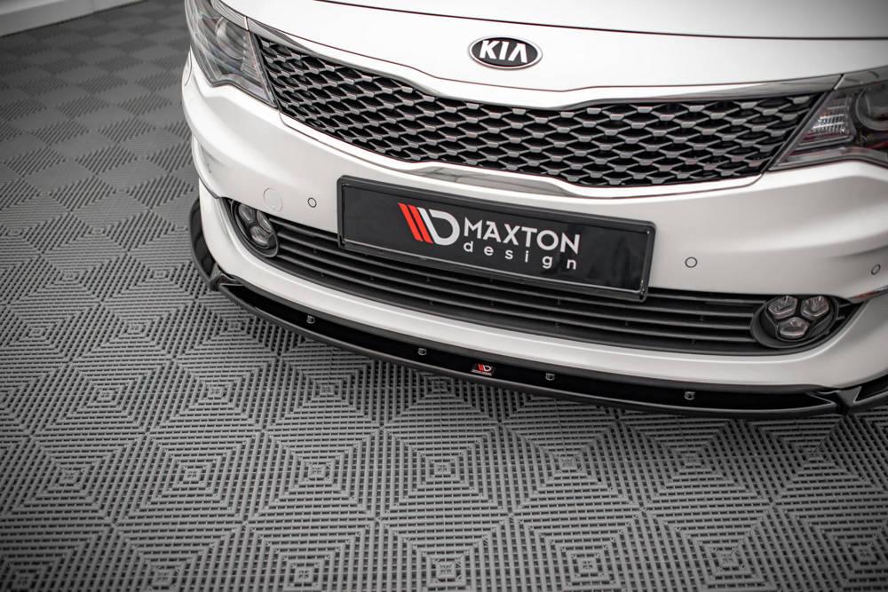 Front Lippe / Front Splitter / Frontansatz V.1 für Kia Optima MK4 von Maxton Design